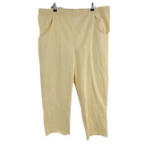 Vtg 80s Cascade Blues Yellow Mom Jeans Plus Size 18 High Rise Tapered Leg 80s